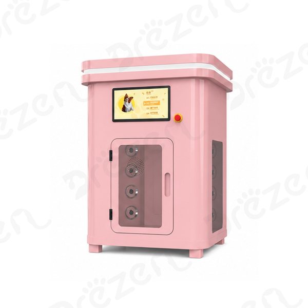 Drezen FA-2025A fully automatic dog wash cabin in pink